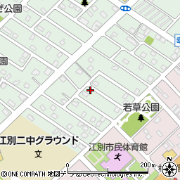 北海道江別市野幌代々木町48-1周辺の地図