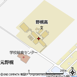 北海道野幌高等学校周辺の地図