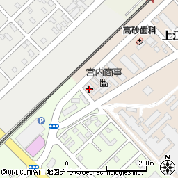 北海道江別市上江別466-1周辺の地図