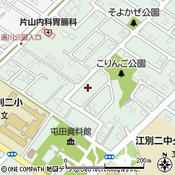 北海道江別市野幌代々木町29周辺の地図