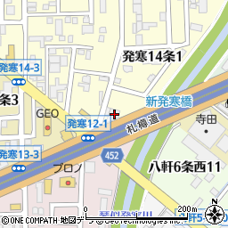菅原畜品株式会社　札幌事業部周辺の地図