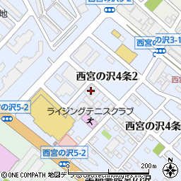 北海道カネパール株式会社　札幌倉庫周辺の地図