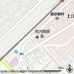 北海道江別市上江別466-4周辺の地図
