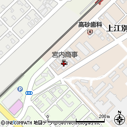 北海道江別市上江別466-2周辺の地図