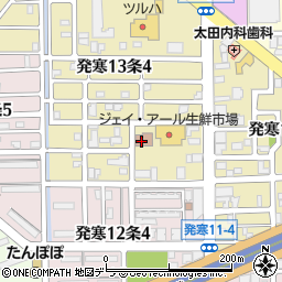 札幌市役所子ども未来局　子ども育成部発寒北児童会館周辺の地図