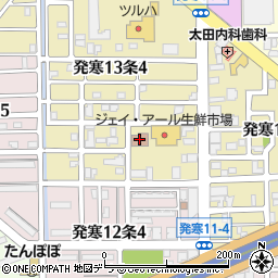 札幌市発寒北児童会館周辺の地図