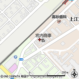 北海道江別市上江別466-6周辺の地図