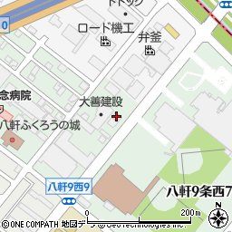 大阪自工部品株式会社　札幌支店周辺の地図
