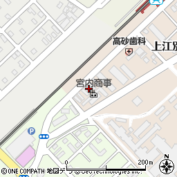 北海道江別市上江別466-3周辺の地図