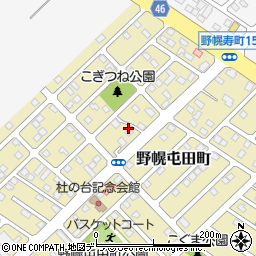 北海道江別市野幌屯田町6周辺の地図