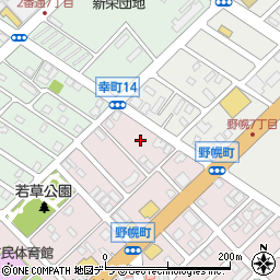 北海道江別市野幌町1周辺の地図