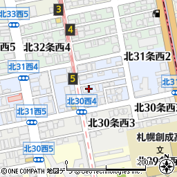 クルーズハウスキタ３１ジョウＡ周辺の地図