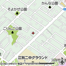 北海道江別市野幌代々木町23周辺の地図