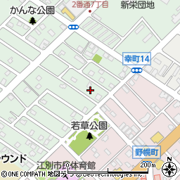 北海道江別市野幌代々木町43-11周辺の地図