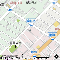 北海道江別市野幌町1-26周辺の地図