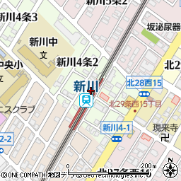 北海道札幌市北区新川４条2丁目1周辺の地図