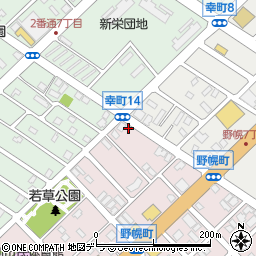 北海道江別市野幌町1-8周辺の地図