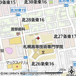 北海道立札幌高等技術専門学院周辺の地図