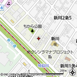 札幌新川一条郵便局 ＡＴＭ周辺の地図