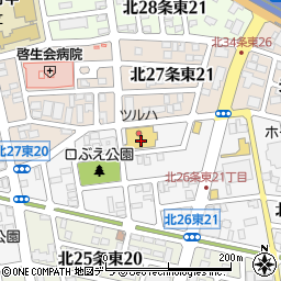 ツルハドラッグ新道元町店周辺の地図