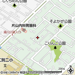 北海道江別市野幌代々木町18-10周辺の地図
