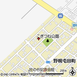 北海道江別市野幌屯田町8周辺の地図