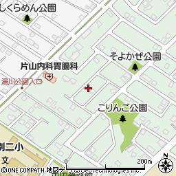 北海道江別市野幌代々木町18-12周辺の地図