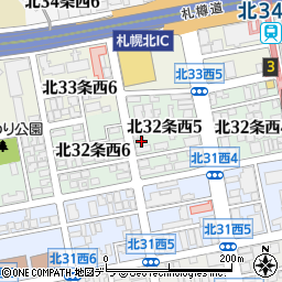 三永商事株式会社　札幌営業所周辺の地図