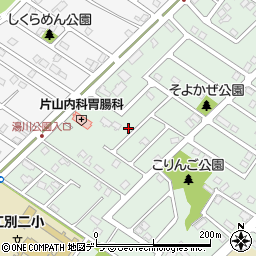 北海道江別市野幌代々木町17-11周辺の地図
