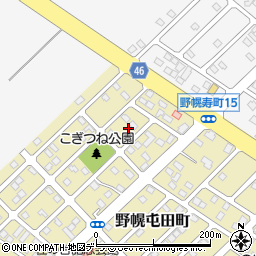 北海道江別市野幌屯田町4周辺の地図