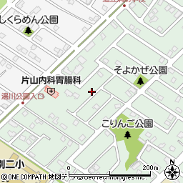 北海道江別市野幌代々木町17周辺の地図