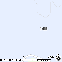 北海道釧路市阿寒町東舌辛１４線周辺の地図