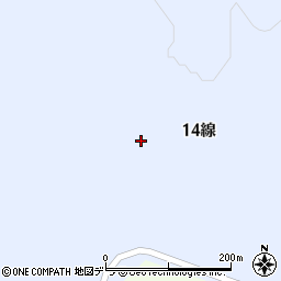 北海道釧路市阿寒町東舌辛（１４線）周辺の地図