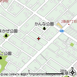 北海道江別市野幌代々木町8周辺の地図