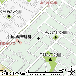 北海道江別市野幌代々木町17-5周辺の地図