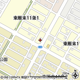 北海道札幌市東区東雁来１１条1丁目8-15周辺の地図