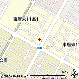 北海道札幌市東区東雁来１１条1丁目8周辺の地図