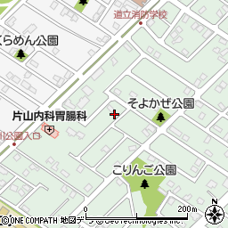 北海道江別市野幌代々木町17-3周辺の地図