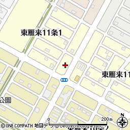 北海道札幌市東区東雁来１１条1丁目8-14周辺の地図