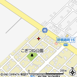 北海道江別市野幌屯田町2周辺の地図