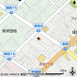 セイコーマート江別幸町店周辺の地図