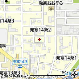 北海道札幌市西区発寒１４条2丁目5周辺の地図