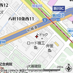 北海道札幌市西区八軒１０条西10丁目周辺の地図
