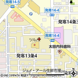 セブンイレブン札幌発寒１３条４丁目店周辺の地図
