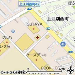 西松屋上江別店周辺の地図