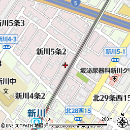 株式会社札幌フレッシュ周辺の地図