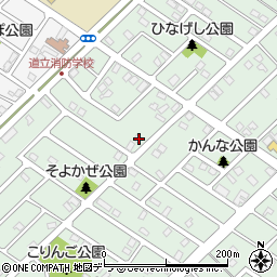 北海道江別市野幌代々木町2-3周辺の地図