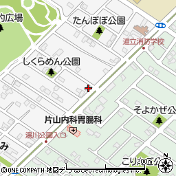 北海道江別市野幌寿町33-7周辺の地図