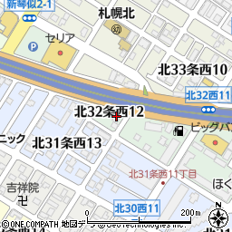 フランス総合医療株式会社　札幌支店周辺の地図
