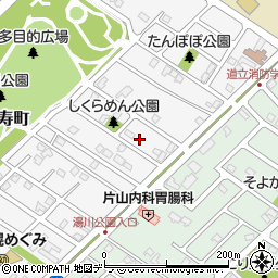 北海道江別市野幌寿町33-12周辺の地図